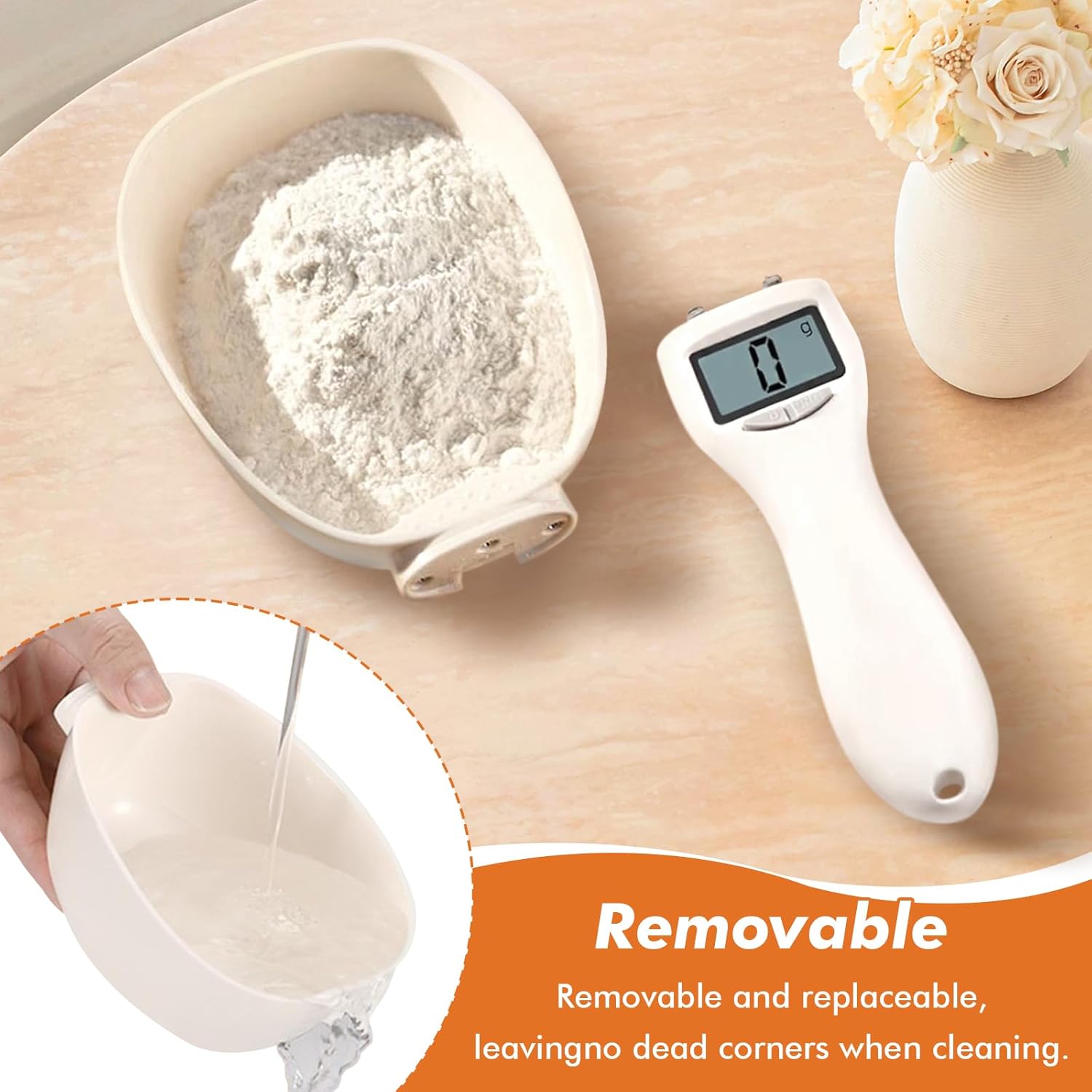 2Pcs Digital Measuring Spoon,Digital Spoon Scale with LCD Screen Display, Digital Food Spoon Scale, Electronic Measuring Spoon for Kitchen Gadgets and Daily Meals