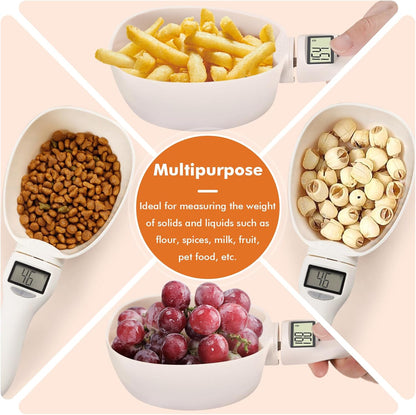 2Pcs Digital Measuring Spoon,Digital Spoon Scale with LCD Screen Display, Digital Food Spoon Scale, Electronic Measuring Spoon for Kitchen Gadgets and Daily Meals