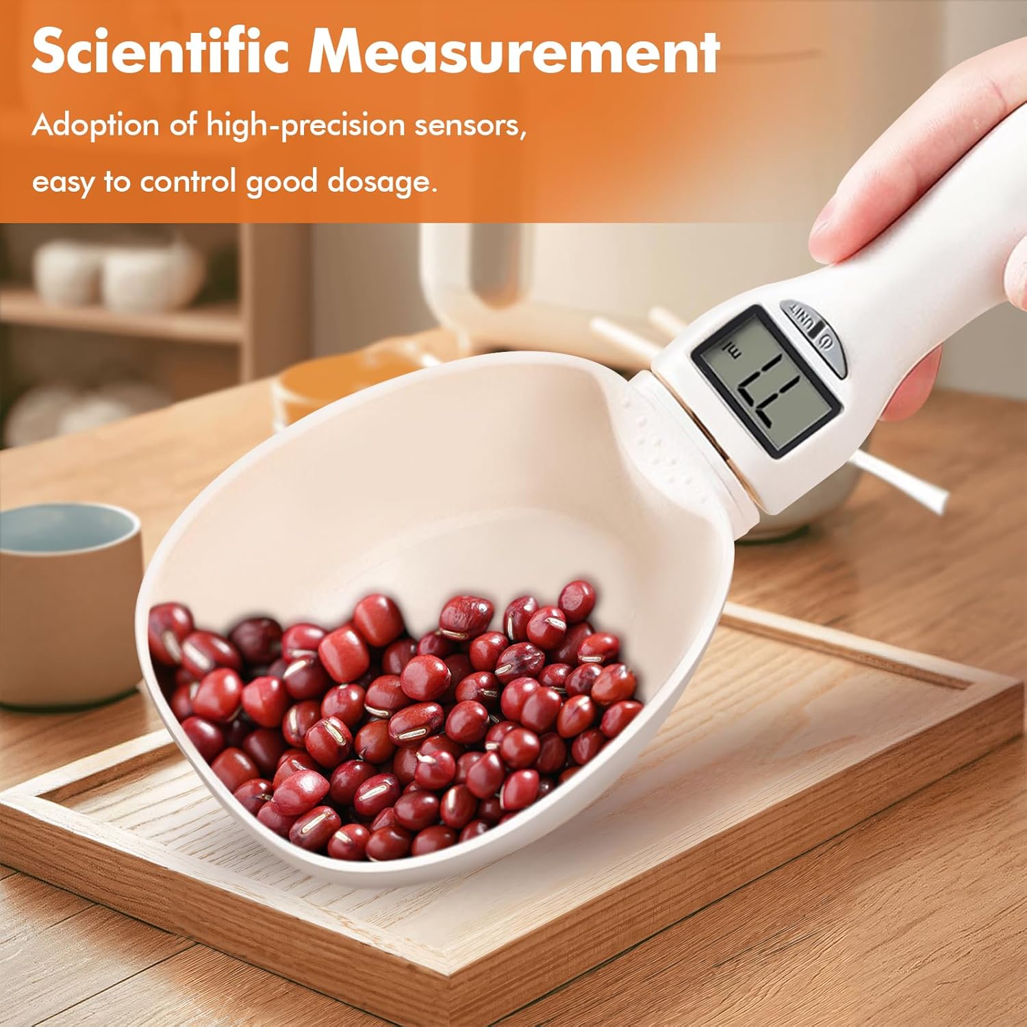 2Pcs Digital Measuring Spoon,Digital Spoon Scale with LCD Screen Display, Digital Food Spoon Scale, Electronic Measuring Spoon for Kitchen Gadgets and Daily Meals