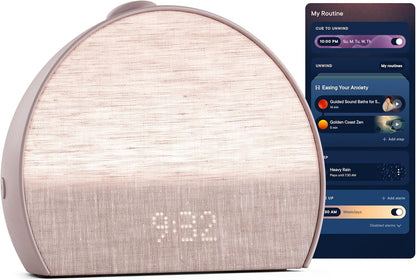 Restore 3 Sunrise Alarm Clock, Sound Machine, Smart Light (Putty) - White Noise, Screen-Free Sleep Routine