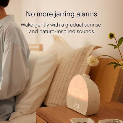 Restore 3 Sunrise Alarm Clock, Sound Machine, Smart Light (Putty) - White Noise, Screen-Free Sleep Routine